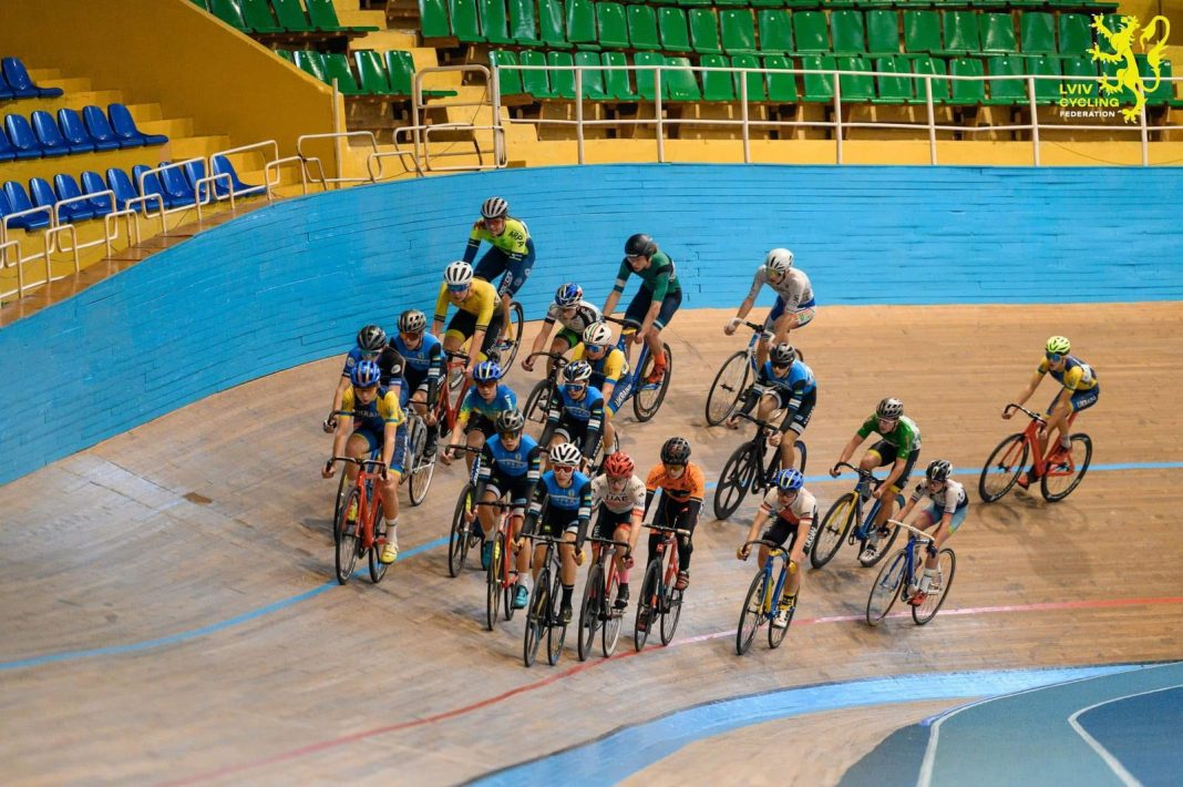 Чемпіонат України з велоспорту на треку. Фото: КОВА