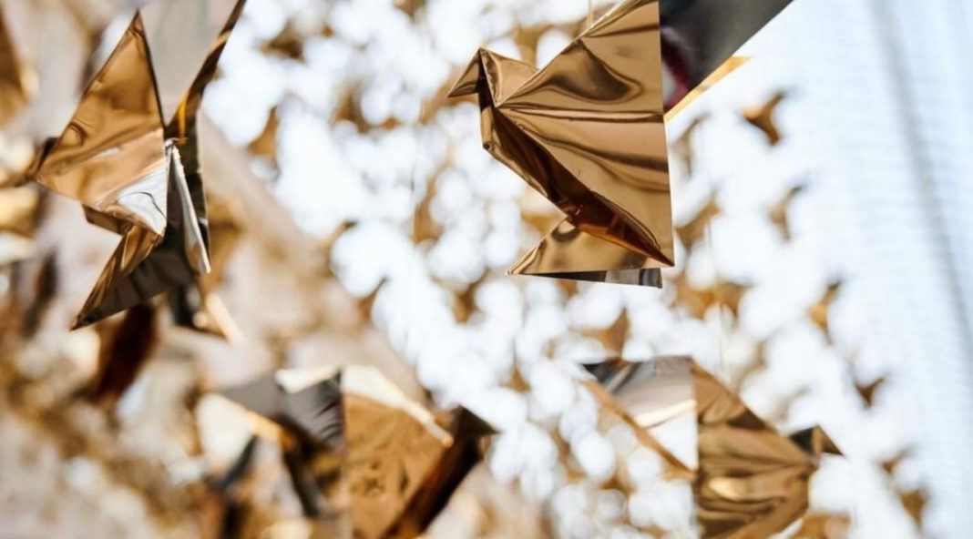 Орігамі-птахи. Фото: ORIGAMI for UKRAINE