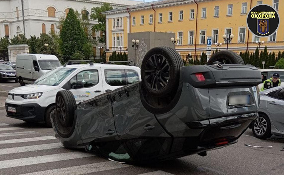 ДТП на бульварі Тараса Шевченка. Фото: КО 