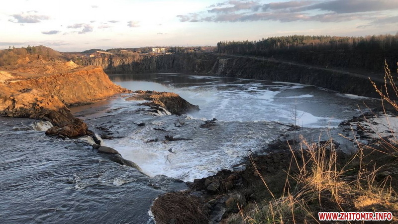 Підняття води на річці Ірша у 2023 році. Фото: Zhitomir.info
