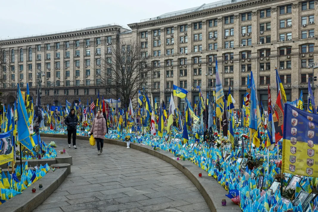 Народний меморіал на Майдані Незалежності. Фото: Валентин Огіренко