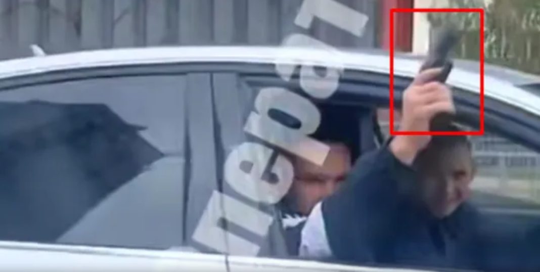 Стрілянина у Києві. Фото: Скриншот із відео