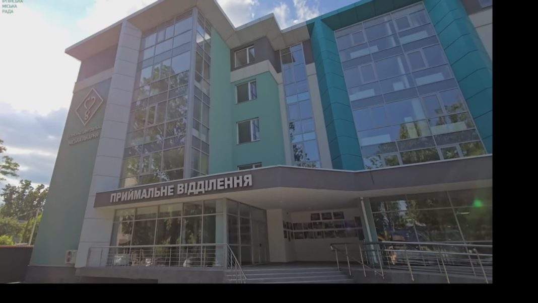 Новий медцентр в Ірпені. Скриншот з відео: Олександр Маркушин