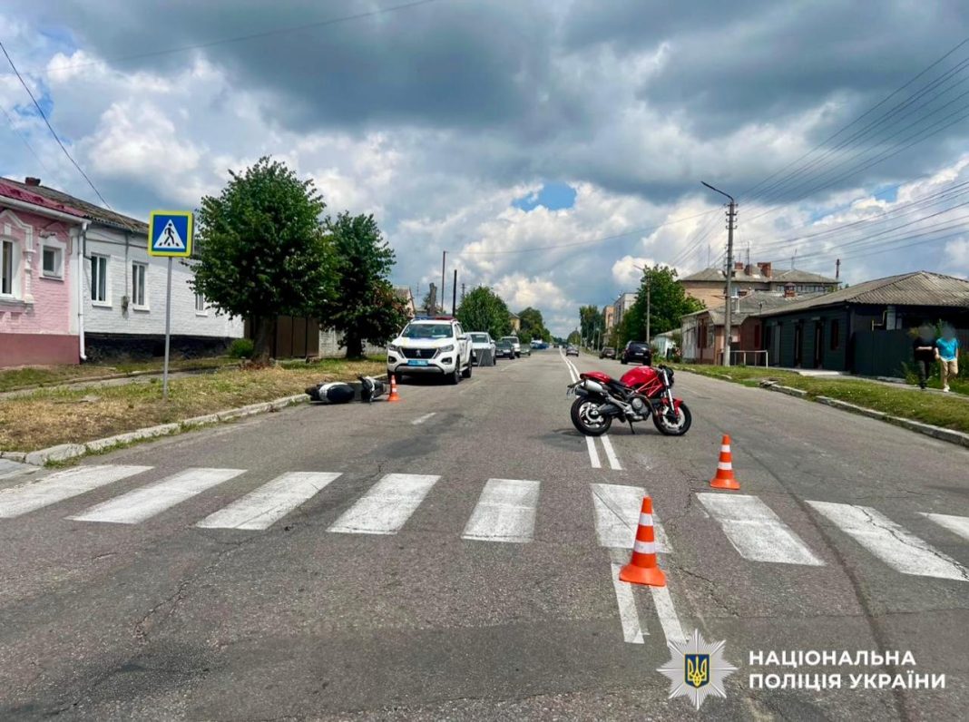 Бабуся спричинила ДТП. Фото: Поліція