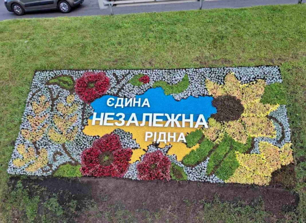 Квіткова мозаїка. Фото: КМДА