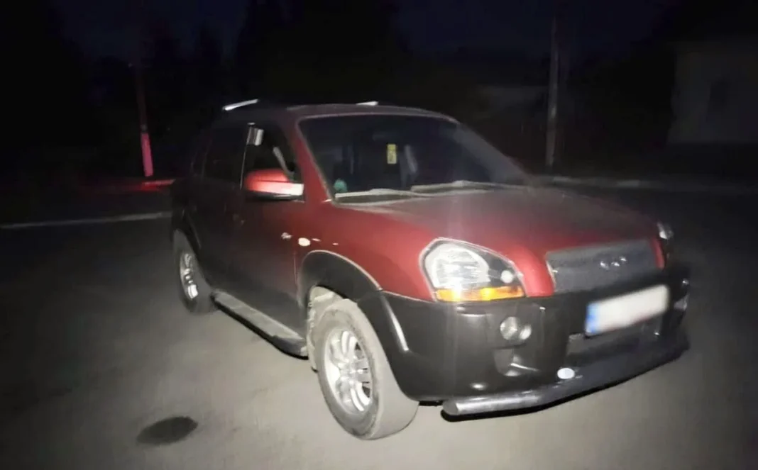 Авто-винуватець ДТП. Фото: Нацполіція