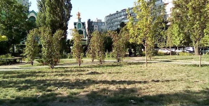 Сквер на вулиці Шумського. Фото: Євген Філатов