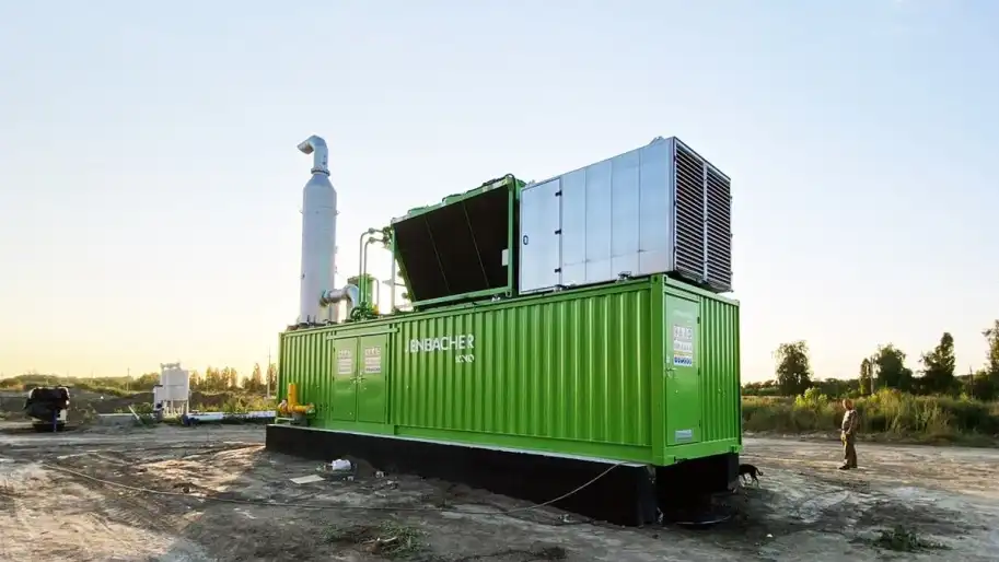 Газопоршнева електростанція INNIO Jenbacher, міні-ТЕЦ. Фото: KTS Engineering
