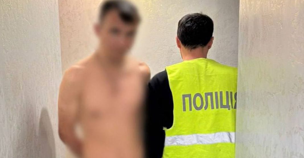 Один з підозрюваних. Фото: поліція