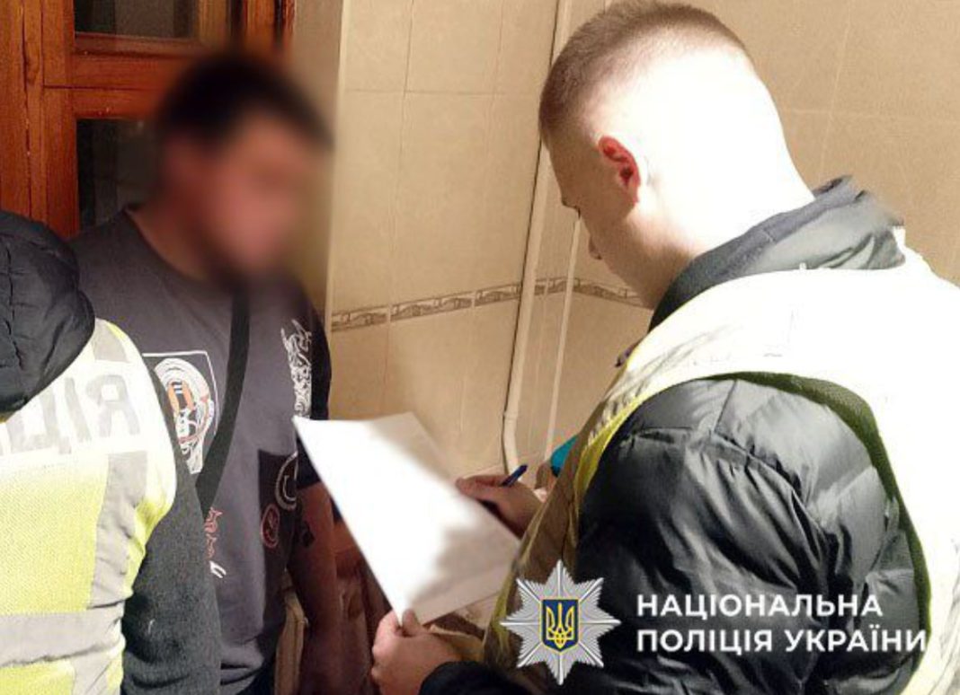 Один з підозрюваних. Фото: поліція