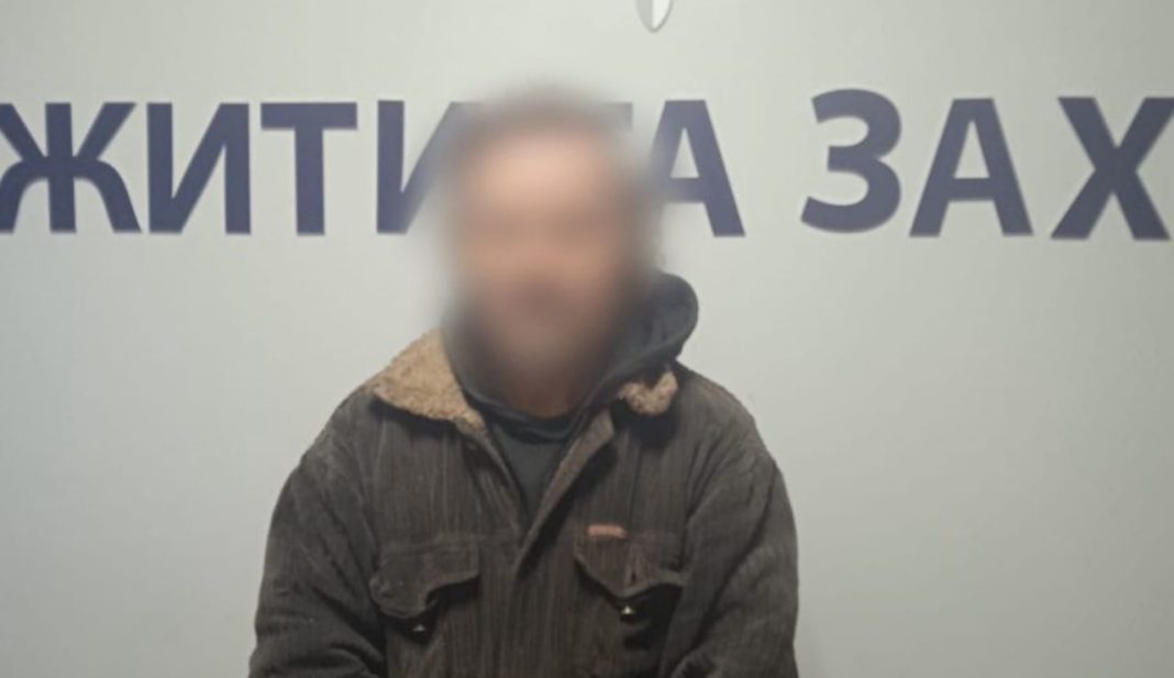 Зловмисник. Фото: поліція