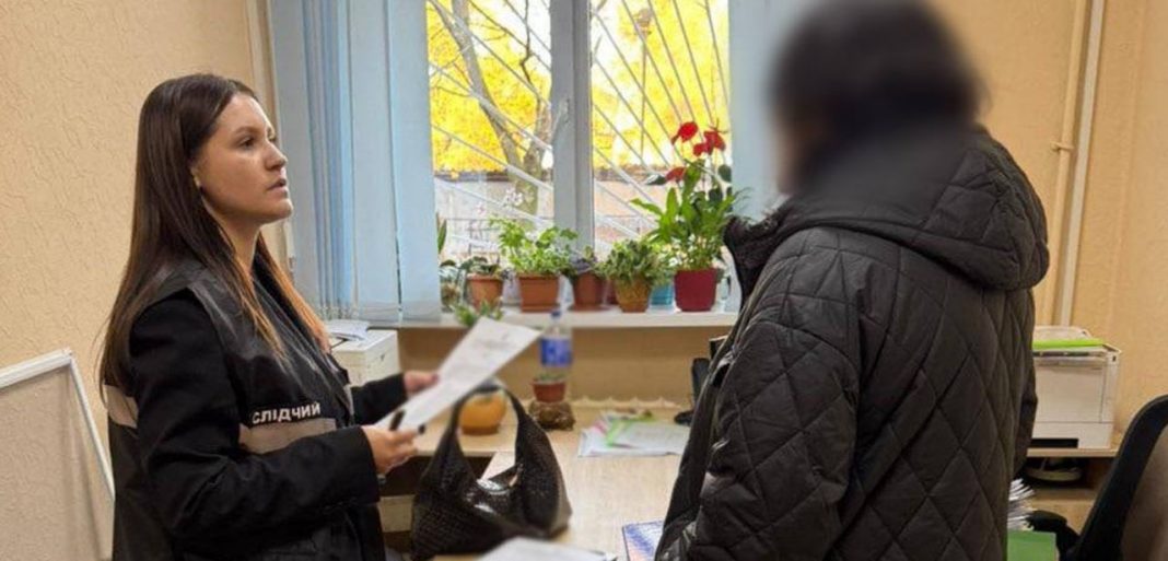 Підозрювана бухгалтерка. Фото: поліція