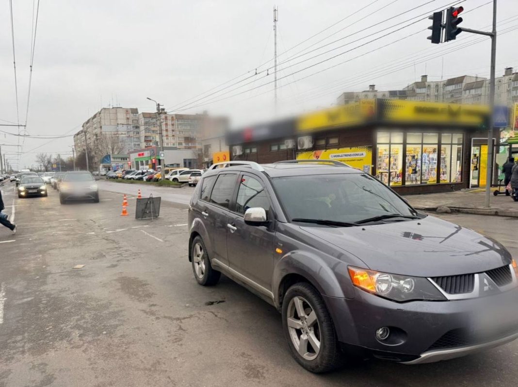 Машина, на якій скоїли ДТП. Фото: поліція