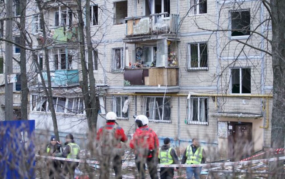 Наслідки ворожої атаки по Києву 23 грудня. Фото: РБК-Україна, Ігор Кузнєцов