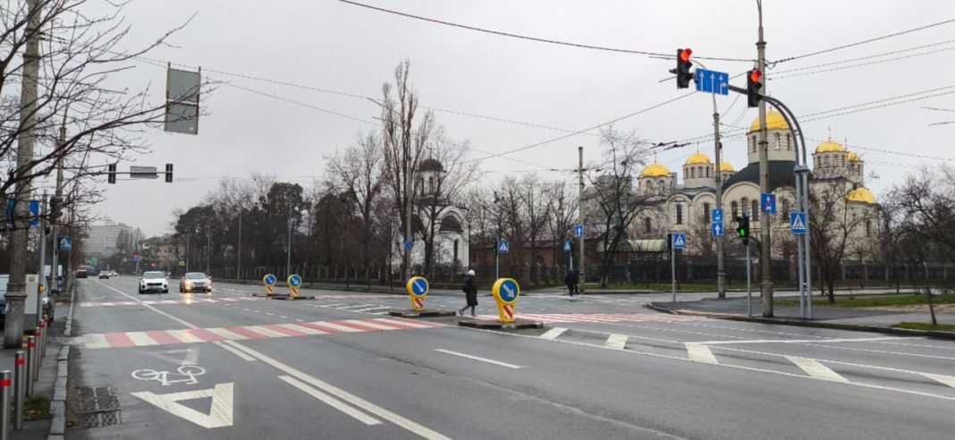 Новий світлофор. Фото: КМДА