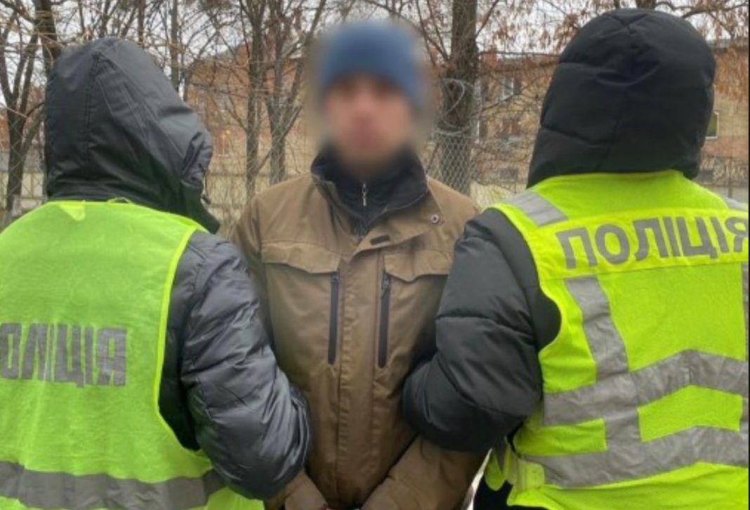 Підозрюваний чоловік. Фото: поліція