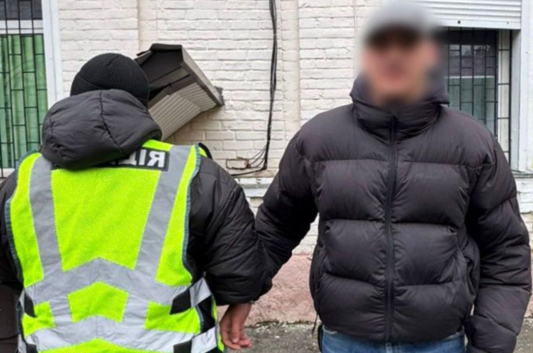 Підозрюваний. Фото: Нацполіція