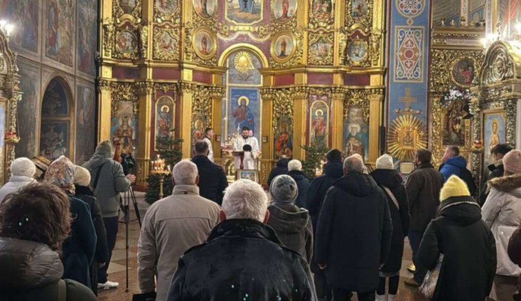 Служба у храмі. Фото: Суспільне