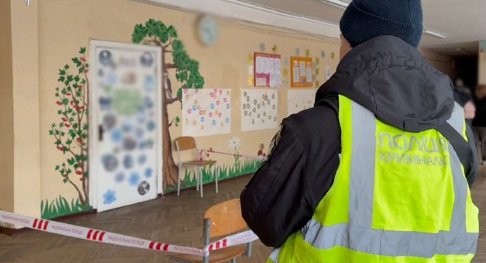 Поліція на місці інциденту. Фото: Нацполіція