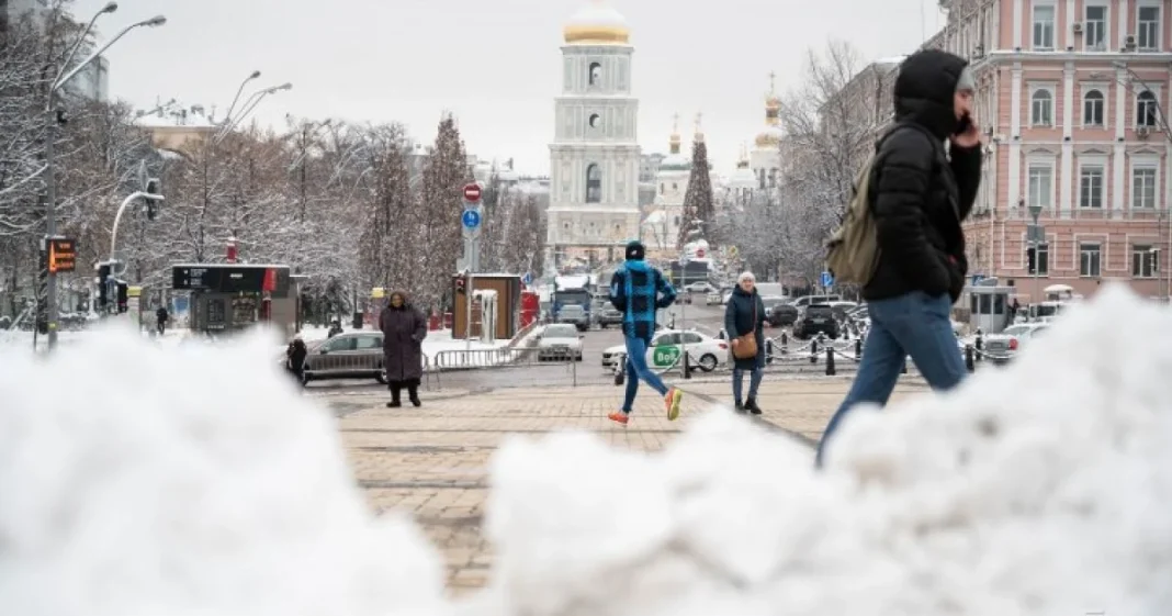Зима в Києві. Фото: УНІАН