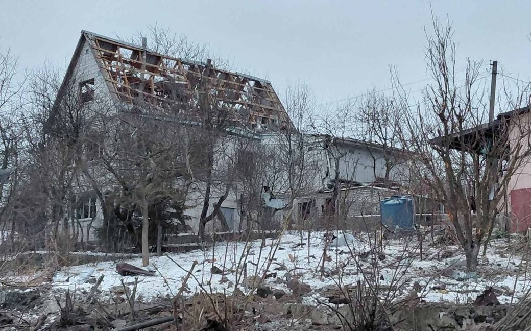 Наслідки ударів по Київщині. Фото: Нацполіція