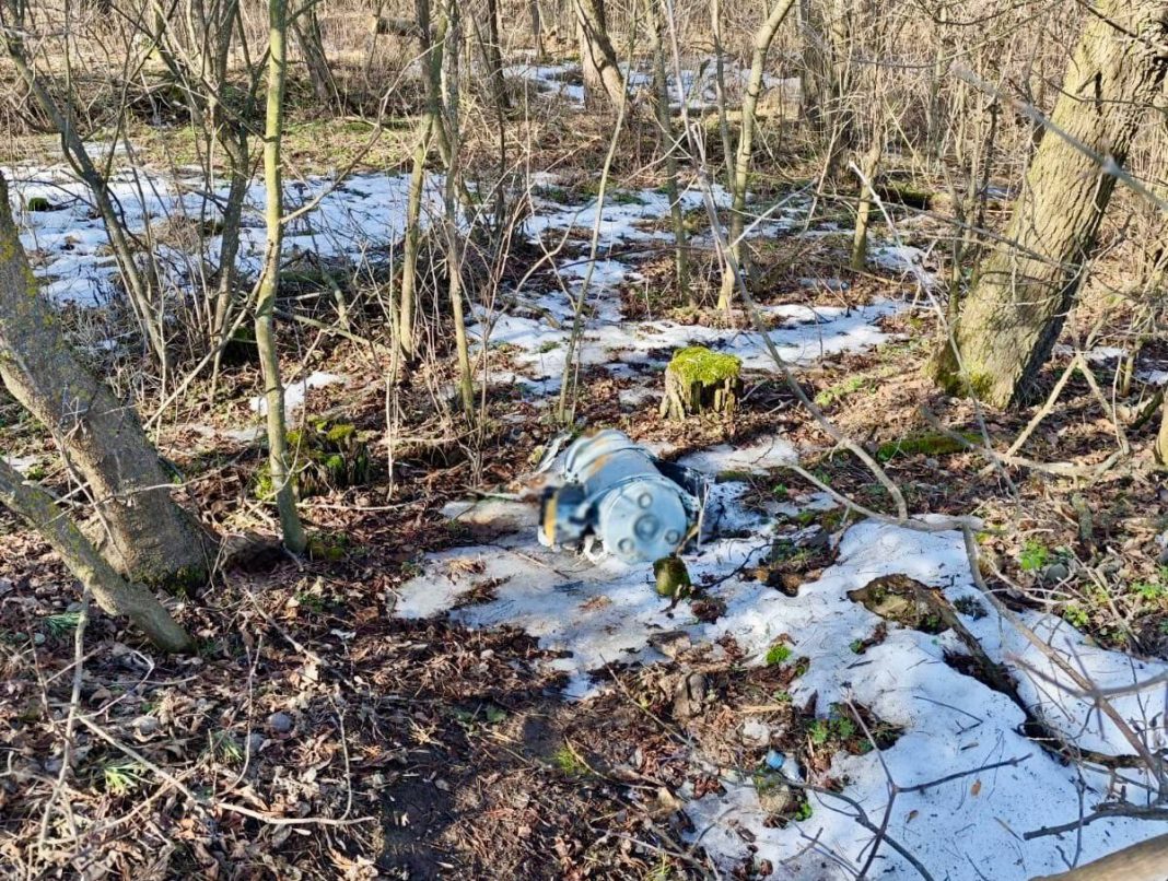 Боєприпас у Дарницькому районі. Фото: поліція Києва