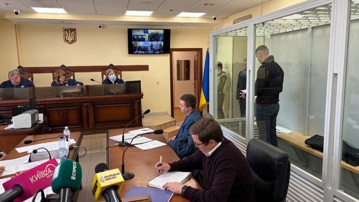 Засідання апеляційного суду, під час якого розглядають апеляцію на вирок Артема Косова. Фото: Ліля Гончарук