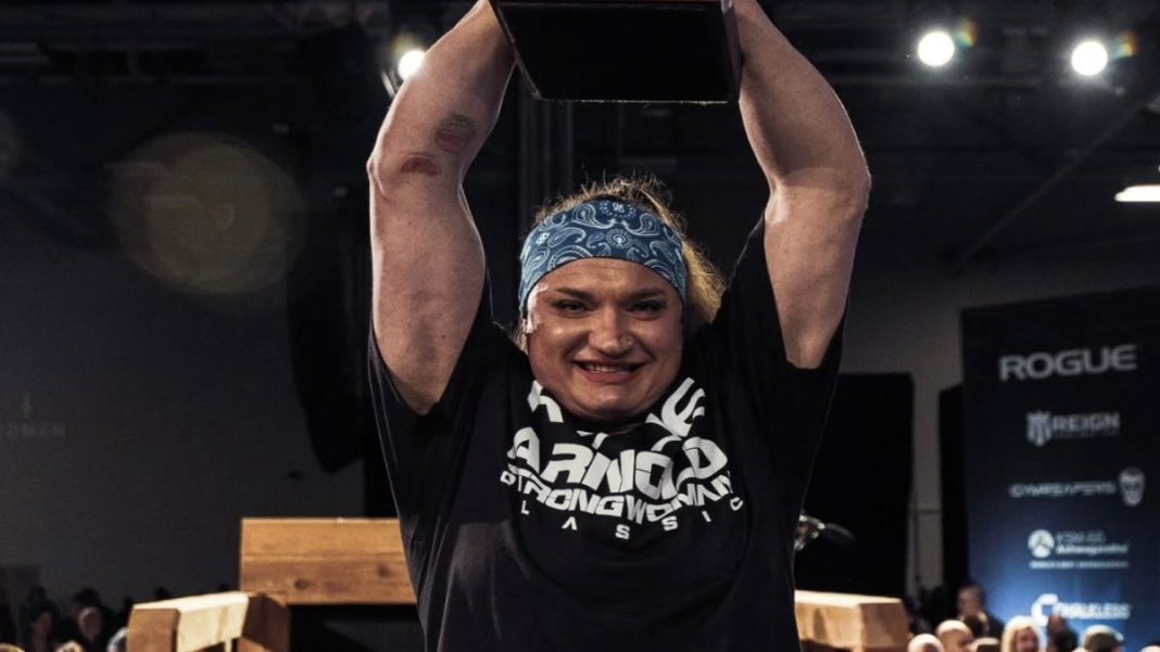 Стронгвумен Ольга Лящук. Фото: instagram.com/olga_liashchuk_strongwoman