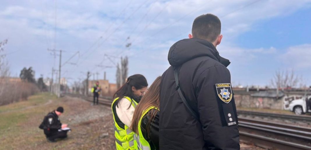 Правоохоронці на місці інциденту. Фото: поліція Києва