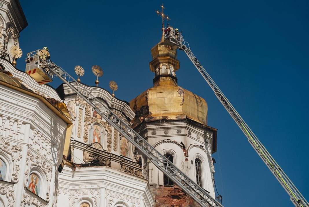 Ремонт Успенського собору. Фото: Міністерство культури