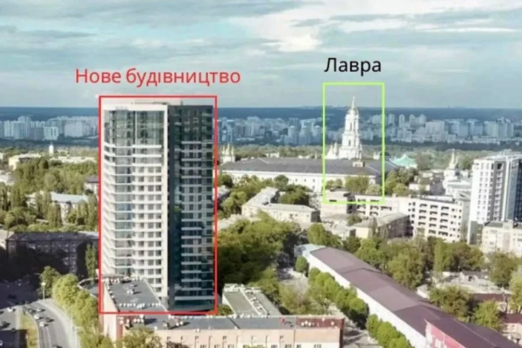 Проєкт будівництва 25-поверхового будинку на вулиці Князів Острозьких, 43/11. Фото: Дмитро Перов