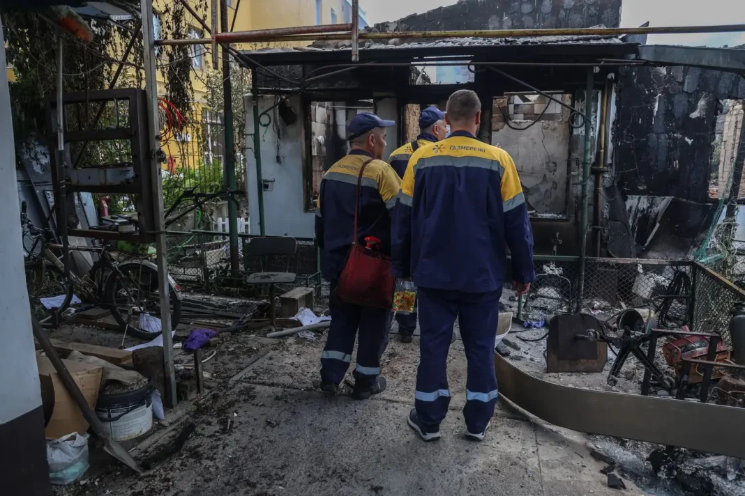 Відновлення газопостачання у Вишневому. Фото: група 