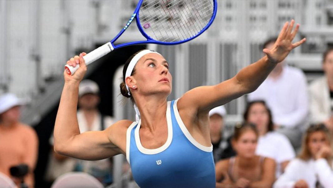 Марта Костюк під час матчу проти Медісон Кіз у 1/8 фіналу WTA 1000 у Торонто. Фото: REUTERS