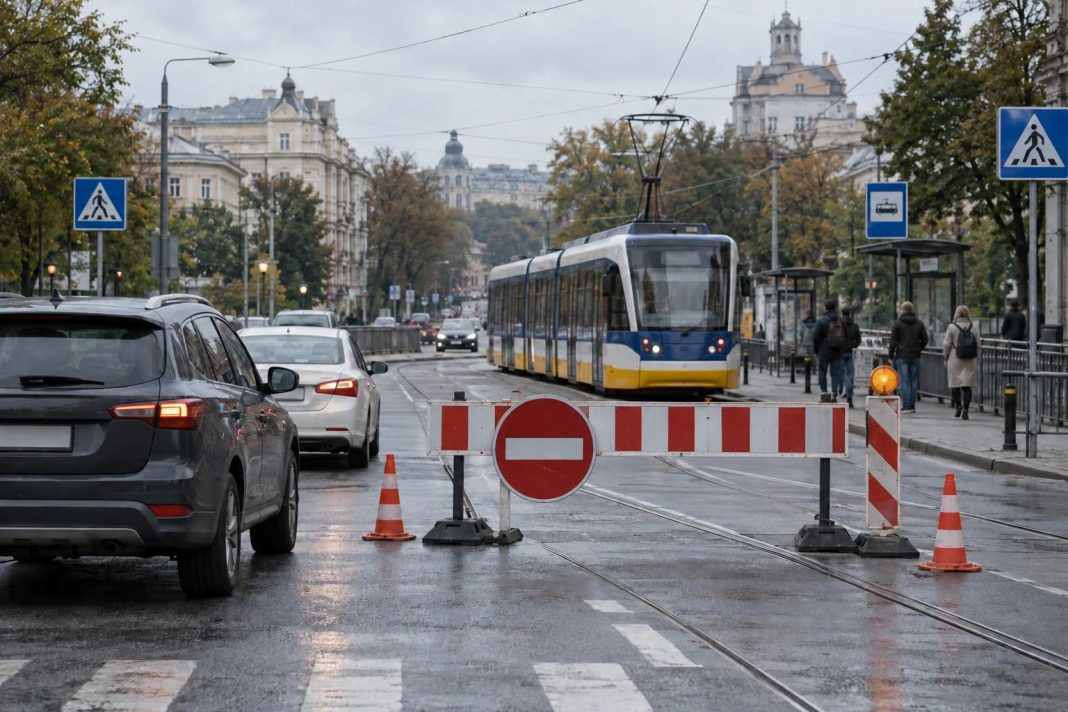У Києві через нічну атаку перекрили рух вулицею Василенка: як ходить транспорт