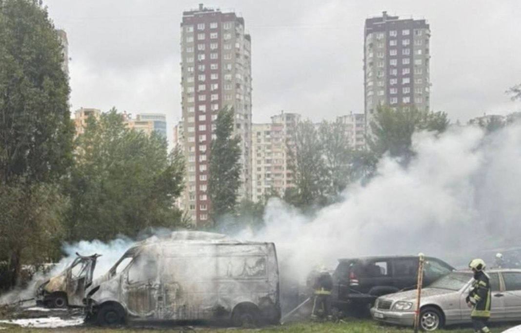 Наслідки удару РФ по Києву. Фото: прокуратура столиці