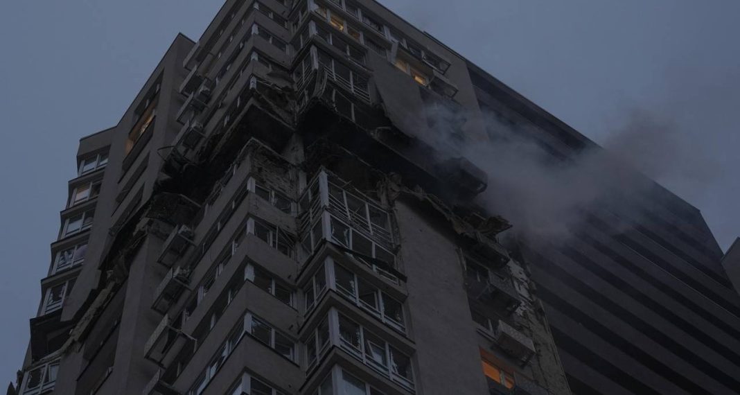 Пожежа після атаки РФ